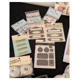 LS - Stella Rose Scrapbooking Embellishments & Stickers Lot - Assorted Brads, Dots, & Frames