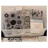 LS - Rubber Stamps Lot - Floral & Decorative Motifs for Card Making & Scrapbooking