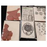 LS - Rubber Stamps Lot - Floral & Decorative Motifs for Card Making & Scrapbooking