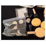 LLR - Stippling Color Dusters - 4-Brush Set + Craft Sponges & Blending Tools