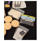 LLR - Stippling Color Dusters - 4-Brush Set + Craft Sponges & Blending Tools