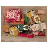 LS - Handmade Holiday Gift Box Assortment - Mini Decorative Boxes with Tags and Ribbons