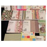 LS - Craft Paper Pads - 33-Pack Assorted Scrapbook Paper Pads