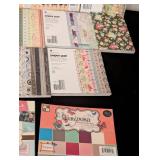 LS - Craft Paper Pads - 33-Pack Assorted Scrapbook Paper Pads