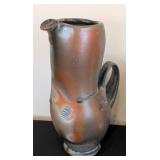 ML - Pair of Artisan Crafted Pottery Pitchers