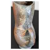 ML - Pair of Artisan Crafted Pottery Pitchers