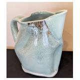 ML - Pair of Artisan Crafted Pottery Pitchers