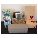 ML - Storage Boxes - Tropical Pineapple & Floral Patterns, 7-Piece Set