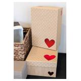 ML - Storage Boxes - Tropical Pineapple & Floral Patterns, 7-Piece Set