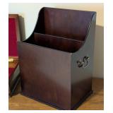 ML - Wood Magazine Holder & Wooden Box Set