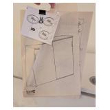 LLR - IKEA White Locking Storage Cabinet