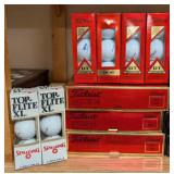 LS - Titleist DT 90 Golf Balls & Wilson Ultra & Top-Flite XL & Dunlop Maxfli Master - Assorted