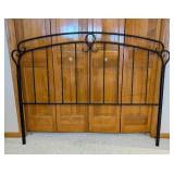 LB - Queen Metal Headboard - Black Finish