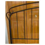 LB - Queen Metal Headboard - Black Finish