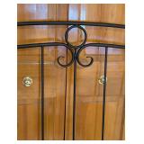 LB - Queen Metal Headboard - Black Finish