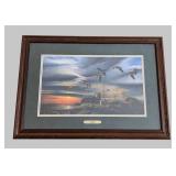 LR - Terry Redlin Silent Sunset Framed Print -