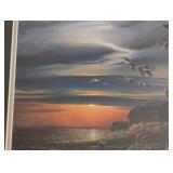 LR - Terry Redlin Silent Sunset Framed Print -