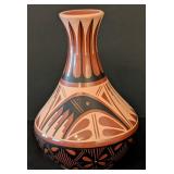 LR - Three Pueblo Pottery Vases including a Pueblo N. Sandia Jemez Pottery Vase