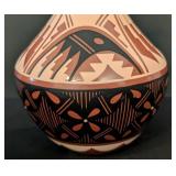 LR - Three Pueblo Pottery Vases including a Pueblo N. Sandia Jemez Pottery Vase