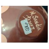 LR - Three Pueblo Pottery Vases including a Pueblo N. Sandia Jemez Pottery Vase