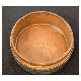 LR - German Silver Tobacco Tin - Ornate Engraved Pattern w Rider Relief