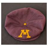 LR - Vintage University of Minnesota Wool Cap - M Logo, Vintage Maroon Cap