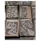 LR - Crafting Embossing Folders & Dies Lot - Stampin