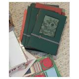 LR - Christmas Crafting Supplies Lot - Ribbon, Stickers, Embellishments & Paper Pack