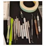 LR - Craft & Art Supplies Assortment - Tools, Glue, Tape, Pliers & Scissors