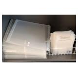 LR - Clear Plastic Storage Drawers & Boxes Set for Craft Projects, Office & Home Organization