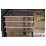 LR - Clear Plastic Storage Drawers & Boxes Set for Craft Projects, Office & Home Organization
