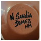 LR - Mary H. Lopez and N. Sandia Jemez Pueblo Pottery Vases