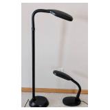 ML - OttLite Black 47 " Floor Lamp & Table Lamp - 2-Piece Set