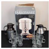 ML - Farberware Coffee Carafes & Glass Mugs