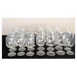 ML - Stemware Glasses - Assorted Clear Glass
