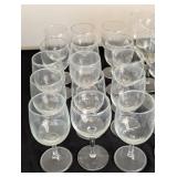 ML - Stemware Glasses - Assorted Clear Glass