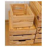 K - Wood Storage Crates - Assorted Sizes