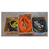 Assorted Extension Cords & Plugs