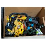 G - Garden Tools & Hose Reel Lot - Sprayers, Irrigation Fittings, Hand Tools