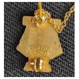 ML - Terryberry 1/10-12K Gold-Filled School Pins - Pair (Lot of 2)