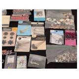LS - Assorted Crafting Embellishments - Beads, Buttons & More