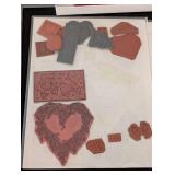 LS - Assorted Rubber Crafting Stamps - Variety of Designs for Card Making & Scrapbooking