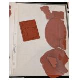 LS - Assorted Rubber Crafting Stamps - Variety of Designs for Card Making & Scrapbooking