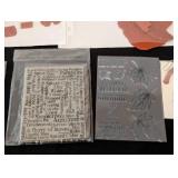 LS - Assorted Rubber Crafting Stamps - Variety of Designs for Card Making & Scrapbooking