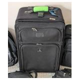 ML - Travelpro 5-Piece Luggage Set - Black Upright Suitcases, Backpack & Teal Duffel