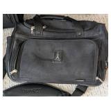 ML - Travelpro 5-Piece Luggage Set - Black Upright Suitcases, Backpack & Teal Duffel