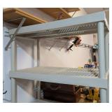 G - Plastic Storage Shelf 36W x 18D x 72H in - Multi-Tier Rack