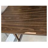 LS - Wood Folding Table 6 ft x 30 in - Surface Wear