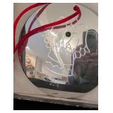 LS - Nambe Ortiz Silver-Tone Ornaments with Turquoise Accents