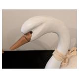 LLR - Stanstead Decoy Co. Wooden Swan Pair